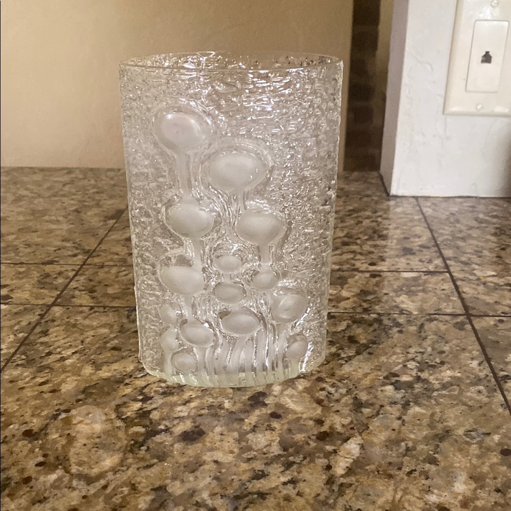 Scandinavian art glass Oiva Toikka Mushroom Vase